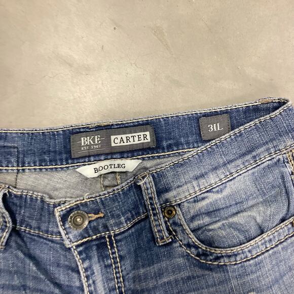 y2k low rise BKE bootcut Jeans 31x34 - Picture 4 of 5